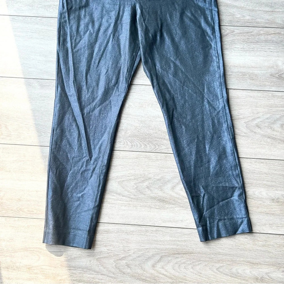 Old Navy Pixie Foil Navy Shimmer Ankle Pants - Picture 3 of 12